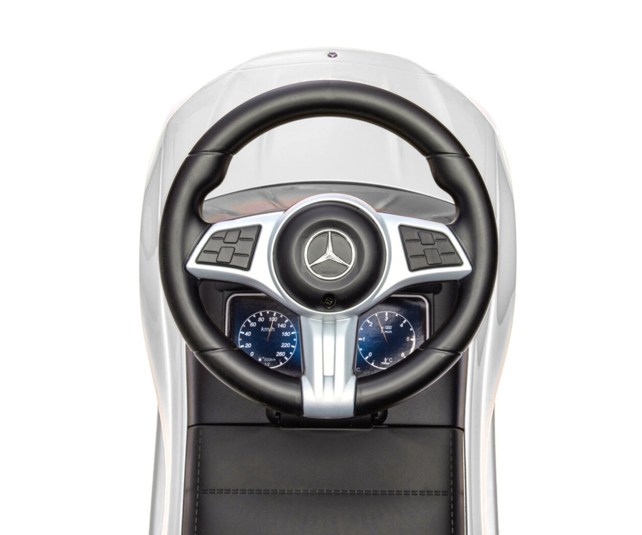 Mercedes C-Class S -potkuauto, valkoinen, 12–36 kk - Ride-ons - Lasten ajoneuvot