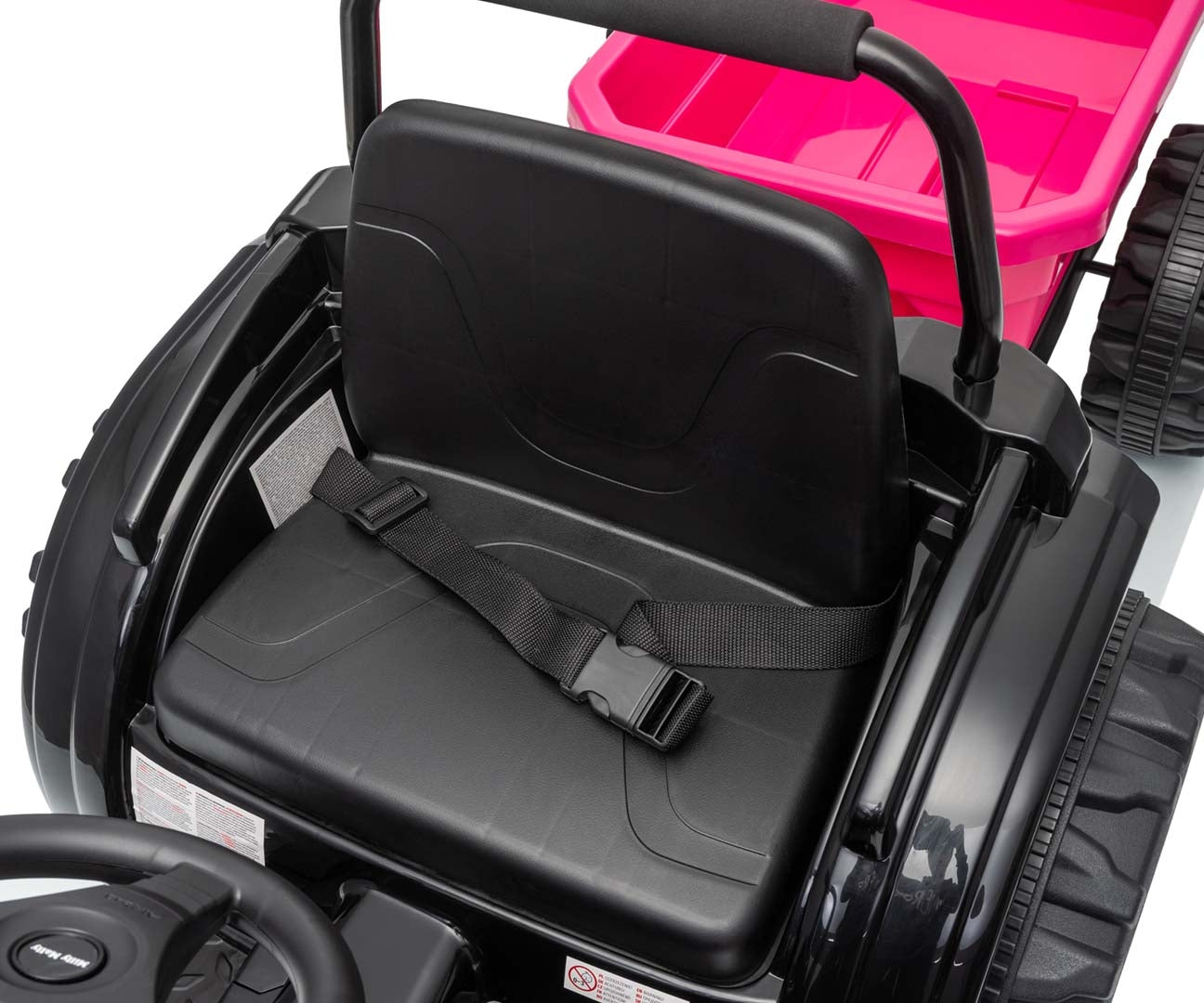 Lasten sähkötraktori peräkärryllä Farmer pinkki - Sähköautot - Lasten ajoneuvot