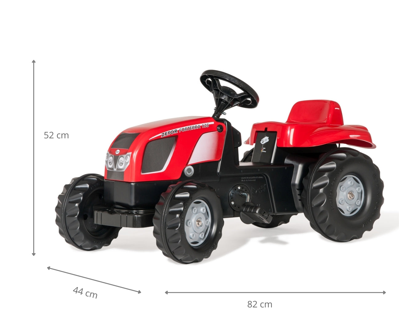 Rolly Kid Zetor -polkutraktori, 2,5–5 vuotta - Ride-ons - Lasten ajoneuvot