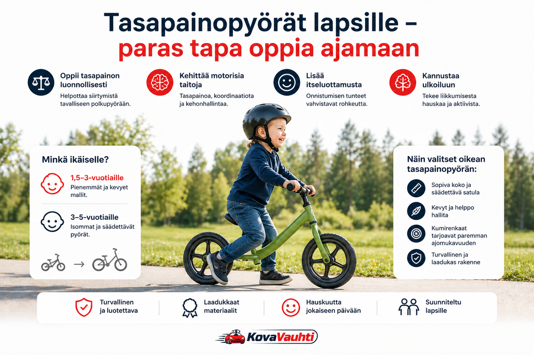 Tasapainopyörä lapsille