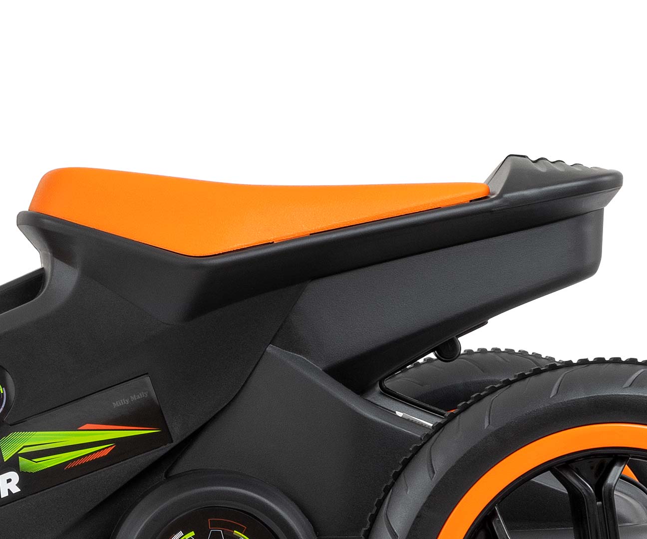 Poljettava lasten kolmipyöräinen kartingauto Rider, oranssi, 3–6-vuotiaille - Kartingit - Lasten ajoneuvot