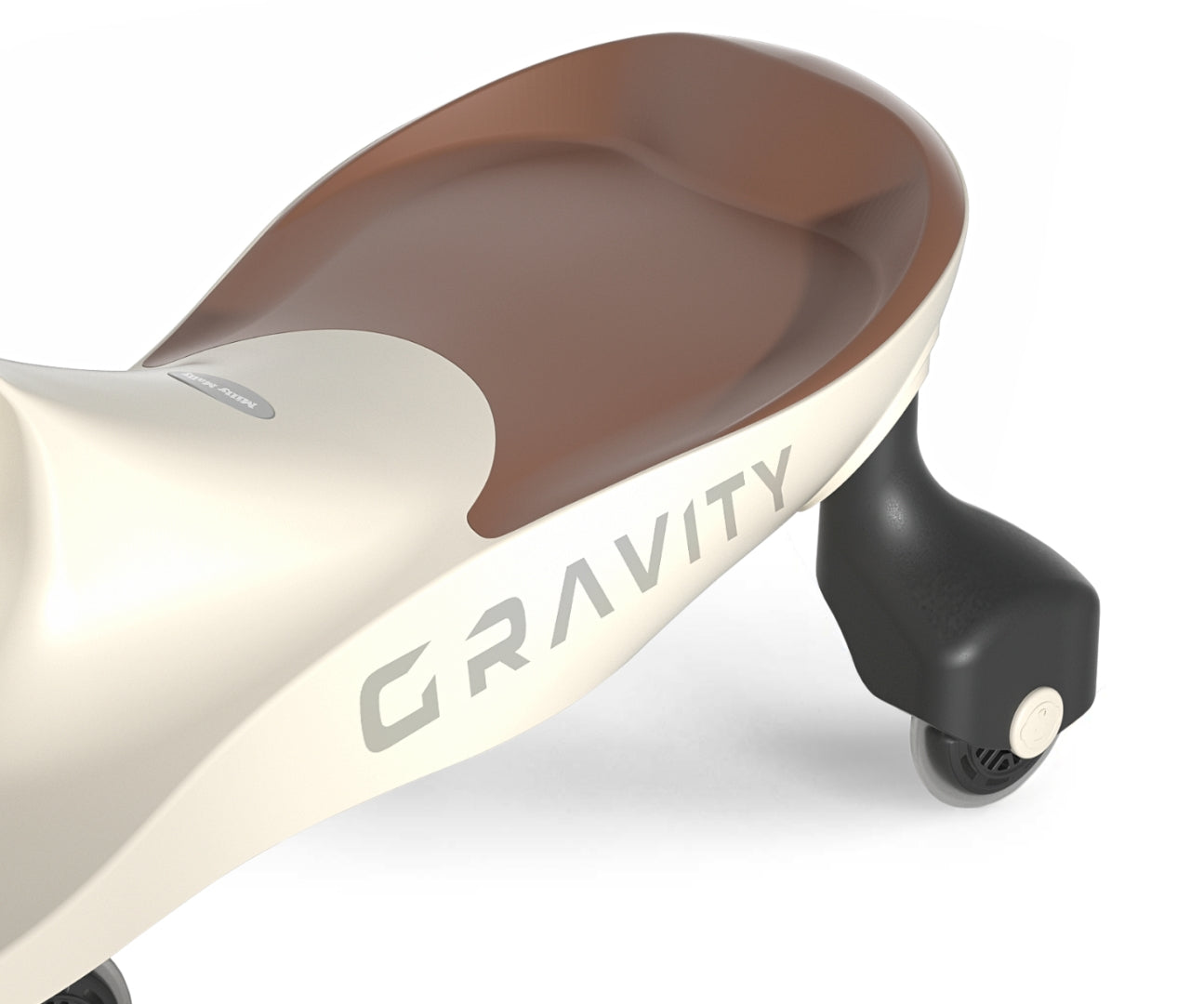 Painovoimalla liikkuva potkuauto Gravity beige/ruskea 3–8-vuotiaille - Ride-ons - Lasten ajoneuvot