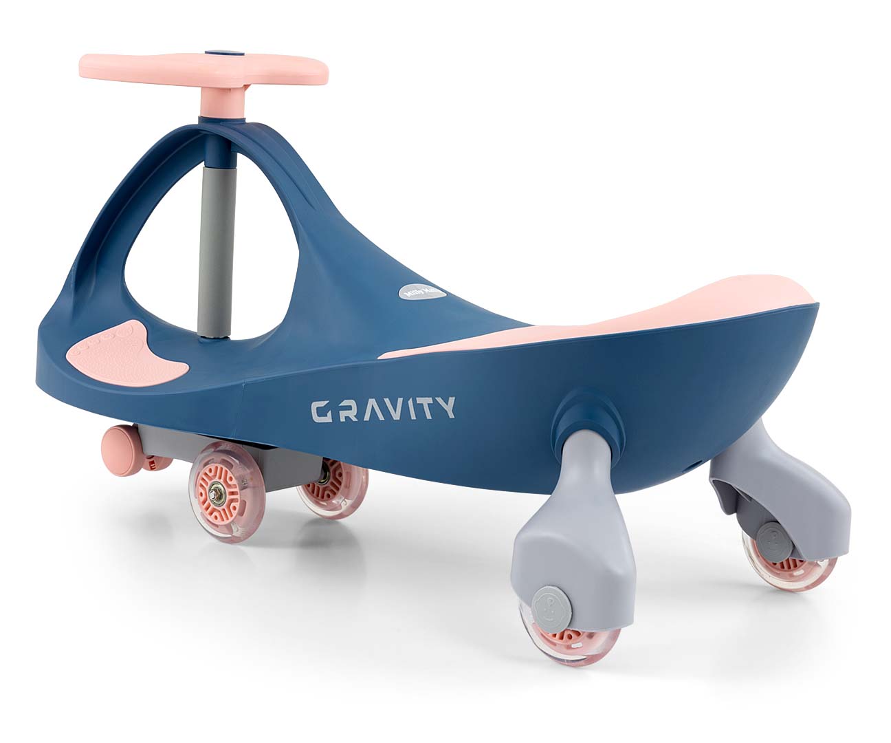 Gravity-ajoneuvo LED-renkailla, navy-pinkki, 3+ vuotta - Ride-ons - Lasten ajoneuvot