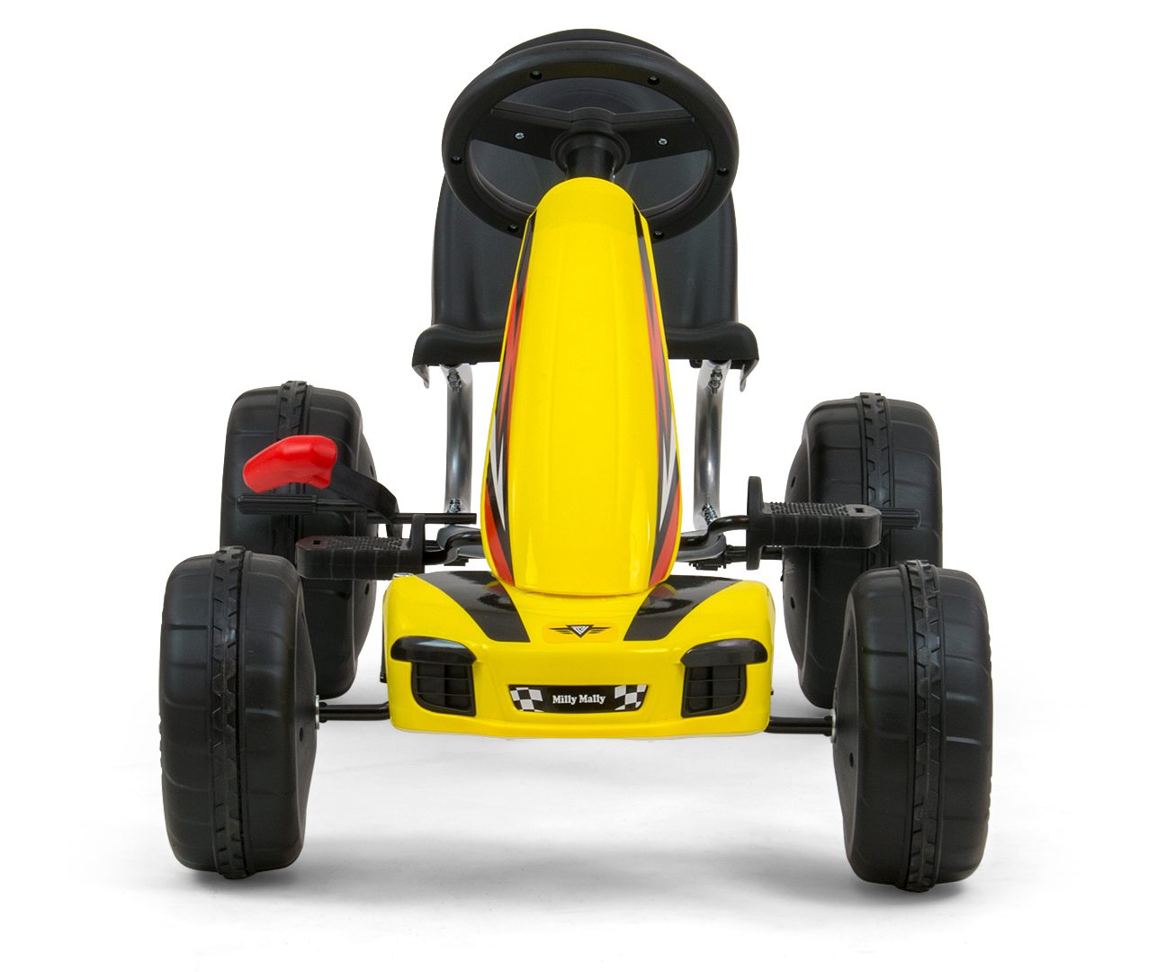 Poljettava lasten kartingauto Viper, punainen, 3–5-vuotiaille - Kartingit - Lasten ajoneuvot