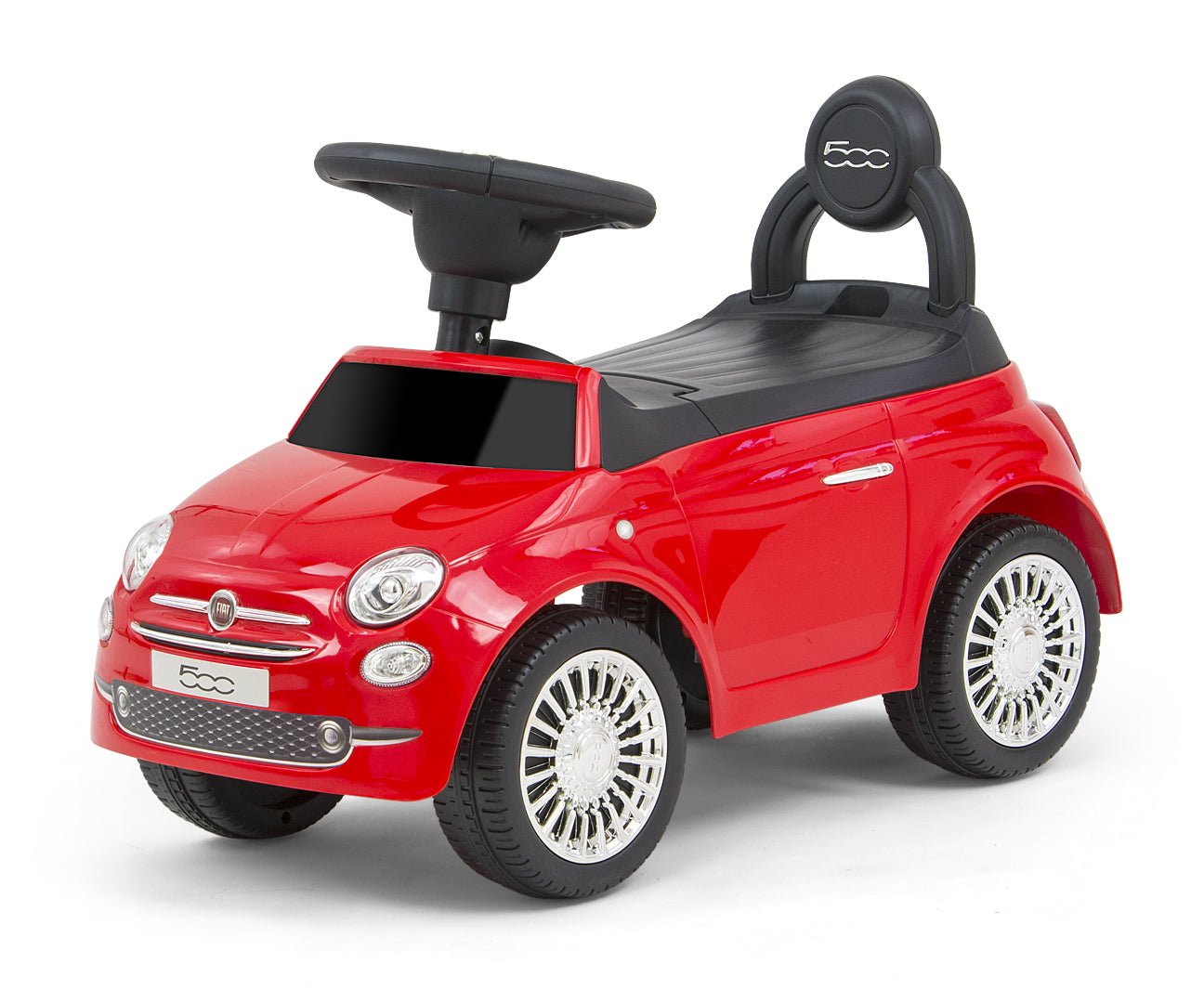 Fiat 500 -potkuauto, punainen, 12–36 kk - Ride-ons - Lasten ajoneuvot