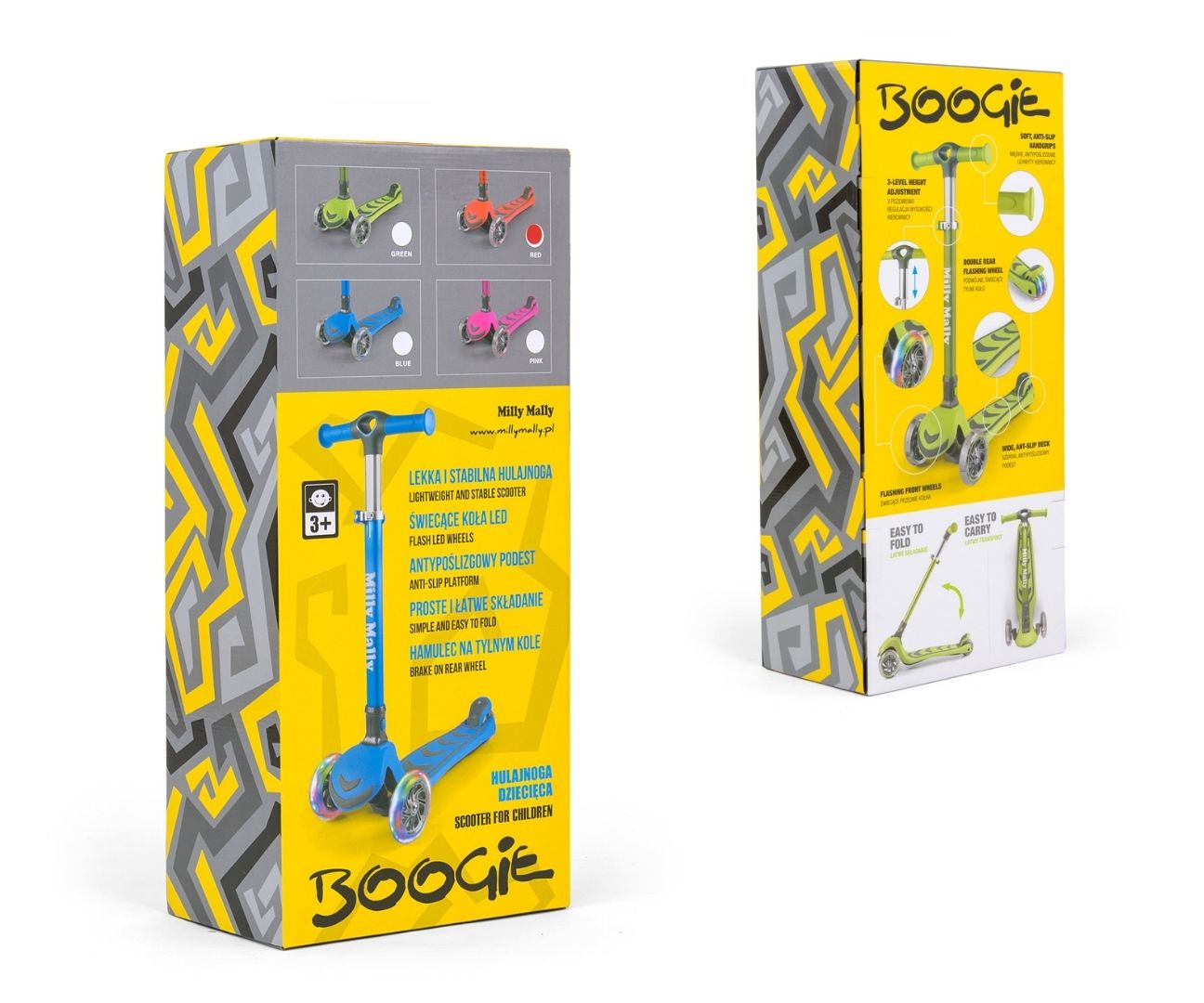 Boogie lasten kolmipyöräinen potkulauta sininen 3–6 v - Potkulaudat - Lasten ajoneuvot
