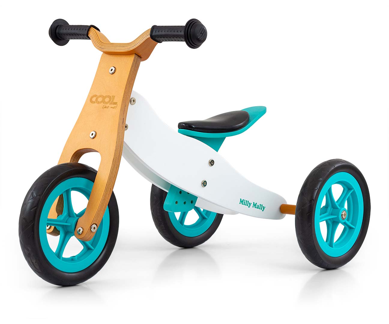 Cool Classic 2-in-1 -potkupyörä, minttu, 18–36 kk - Ride-ons - Lasten ajoneuvot