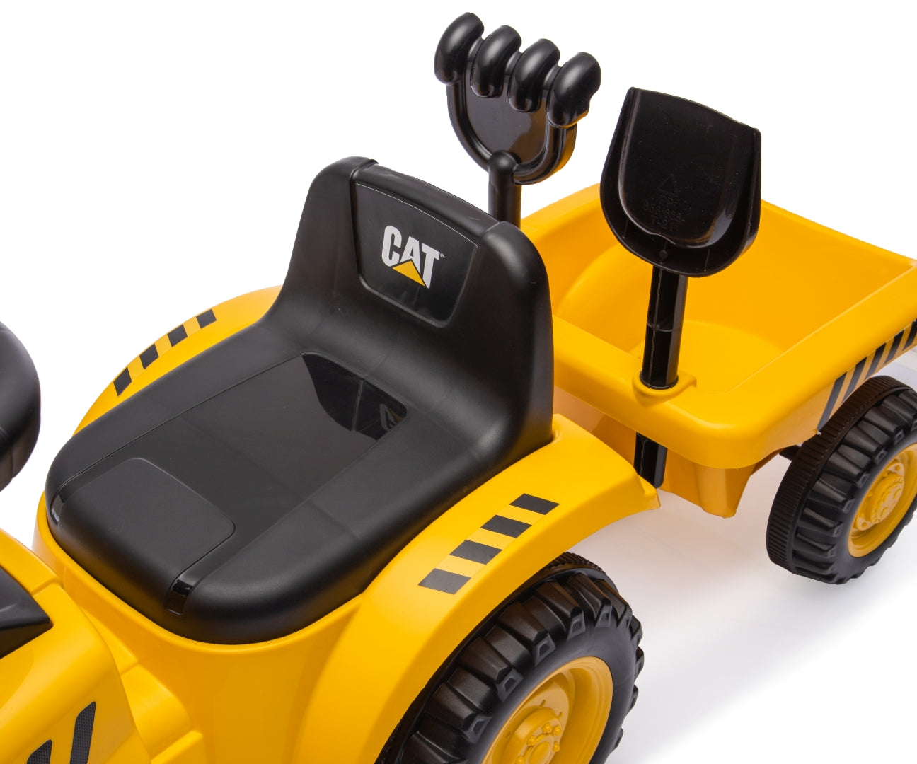 CAT Tractor -traktoripotkuauto peräkärryllä, 12–36 kk - Ride-ons - Lasten ajoneuvot
