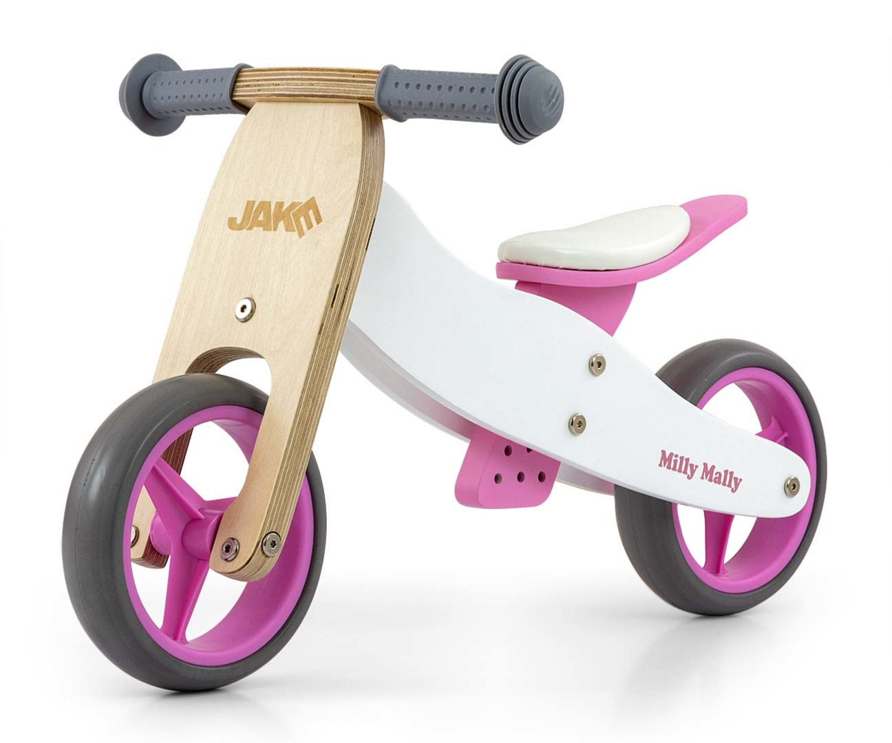 Jake Classic pinkki 2in1 kolmipyörä lapselle 12–36 kuukautta - Kolmipyörät - Lasten ajoneuvot