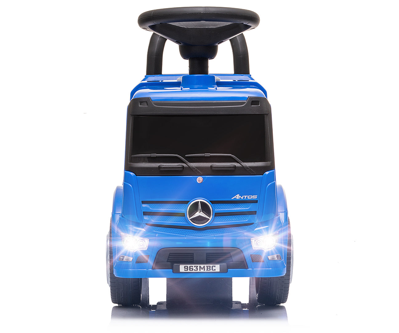 Mercedes Antos -potkuauto, sininen, 12–36 kk - Ride-ons - Lasten ajoneuvot