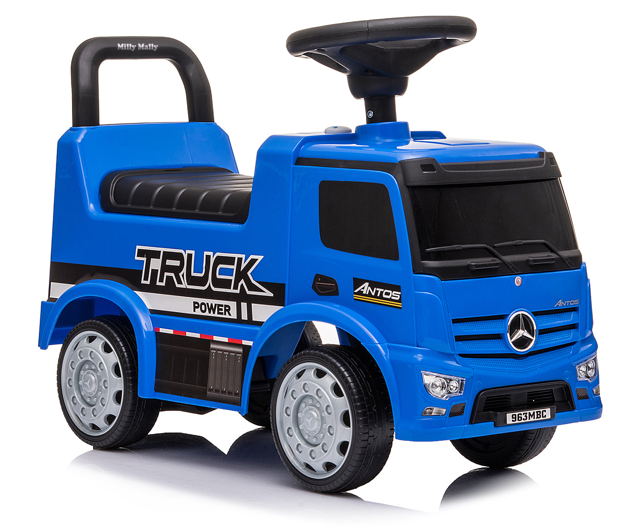 Mercedes Antos -potkuauto, sininen, 12–36 kk - Ride-ons - Lasten ajoneuvot