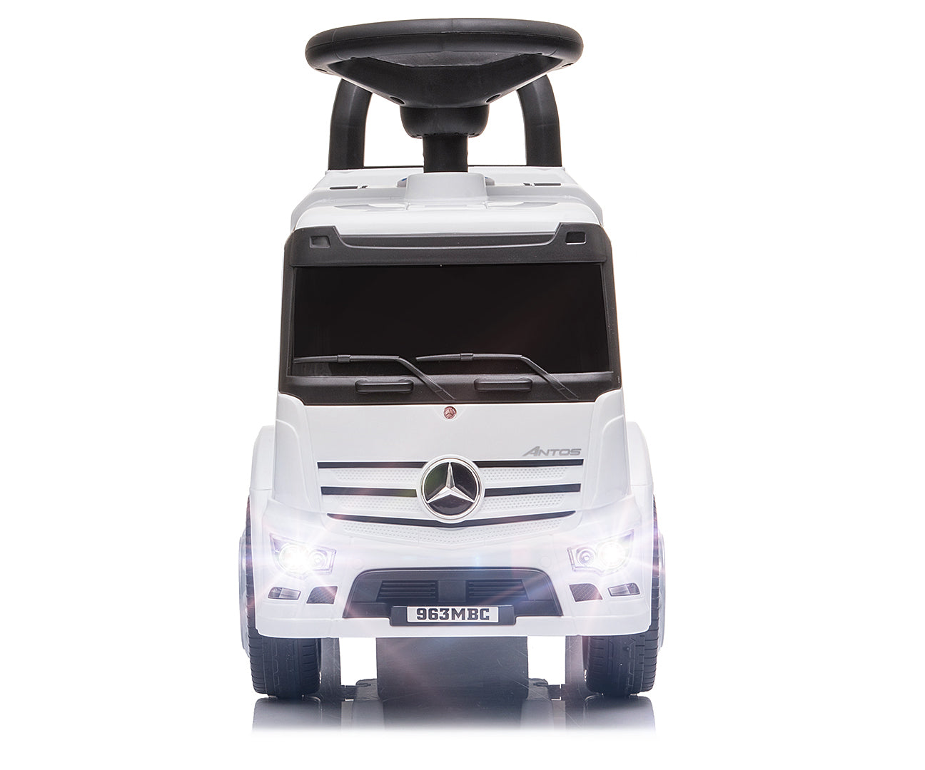 Mercedes Antos -potkuauto, valkoinen, 12–36 kk - Ride-ons - Lasten ajoneuvot