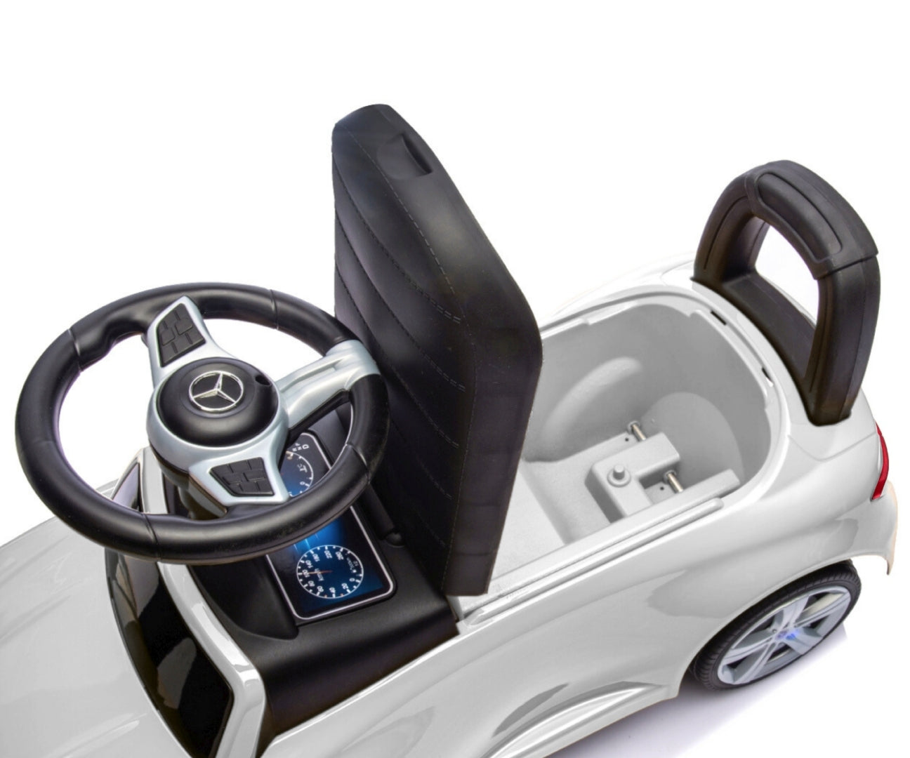Mercedes C-Class S -potkuauto, valkoinen, 12–36 kk - Ride-ons - Lasten ajoneuvot
