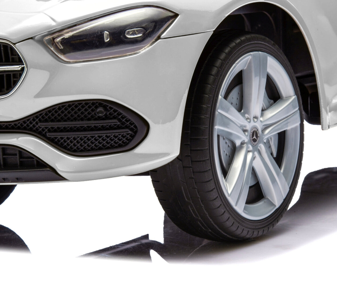 Mercedes C-Class S -potkuauto, valkoinen, 12–36 kk - Ride-ons - Lasten ajoneuvot