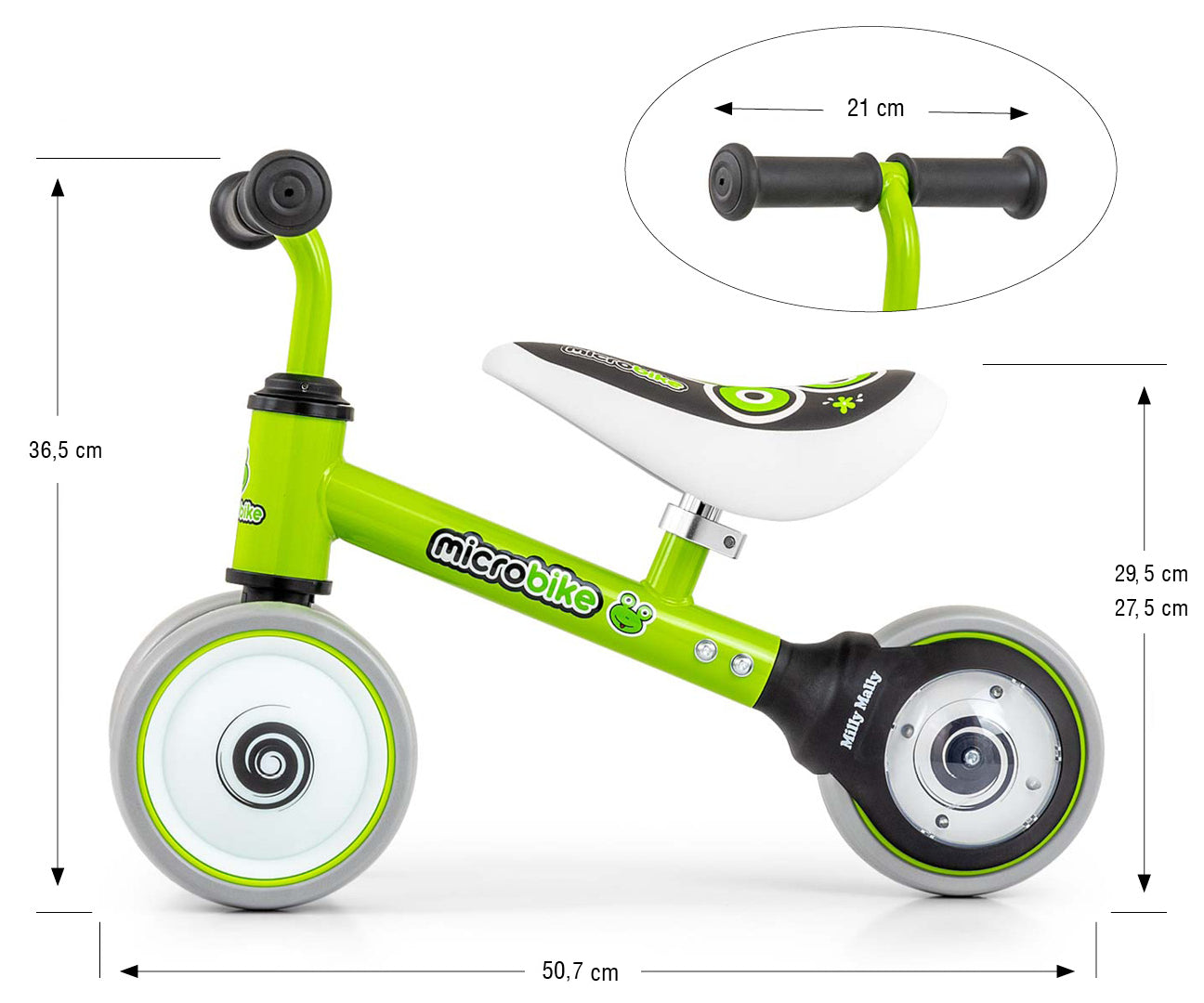 Micro Plus Frog -potkuauto, 18–36 kk - Ride-ons - Lasten ajoneuvot
