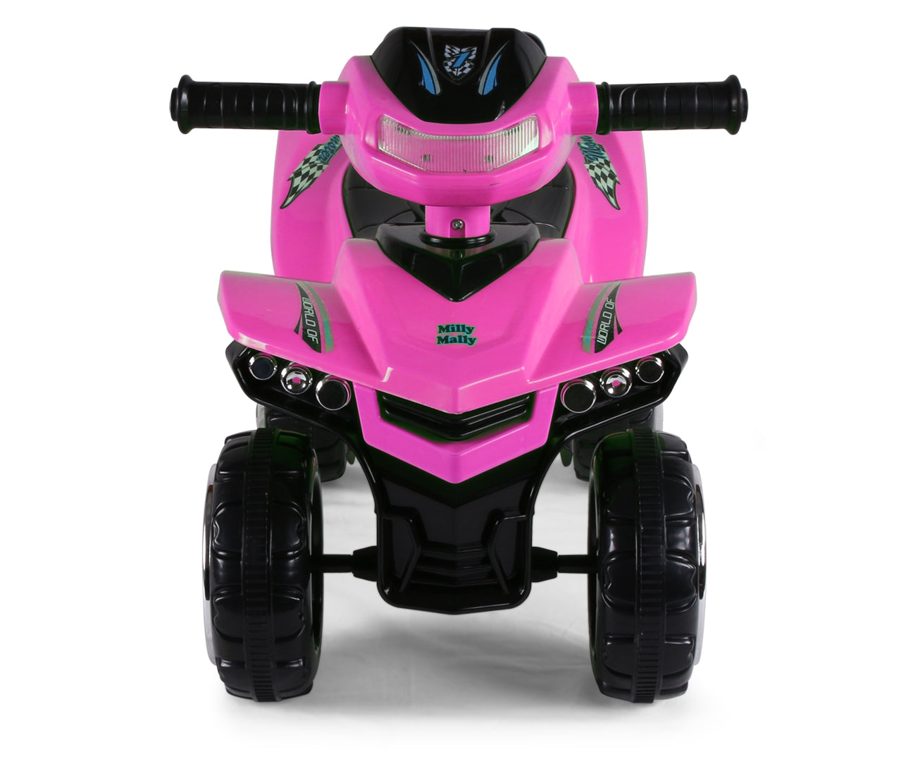 Lasten potkuauto Monster musta/pinkki 12–36 kk - Ride-ons - Lasten ajoneuvot