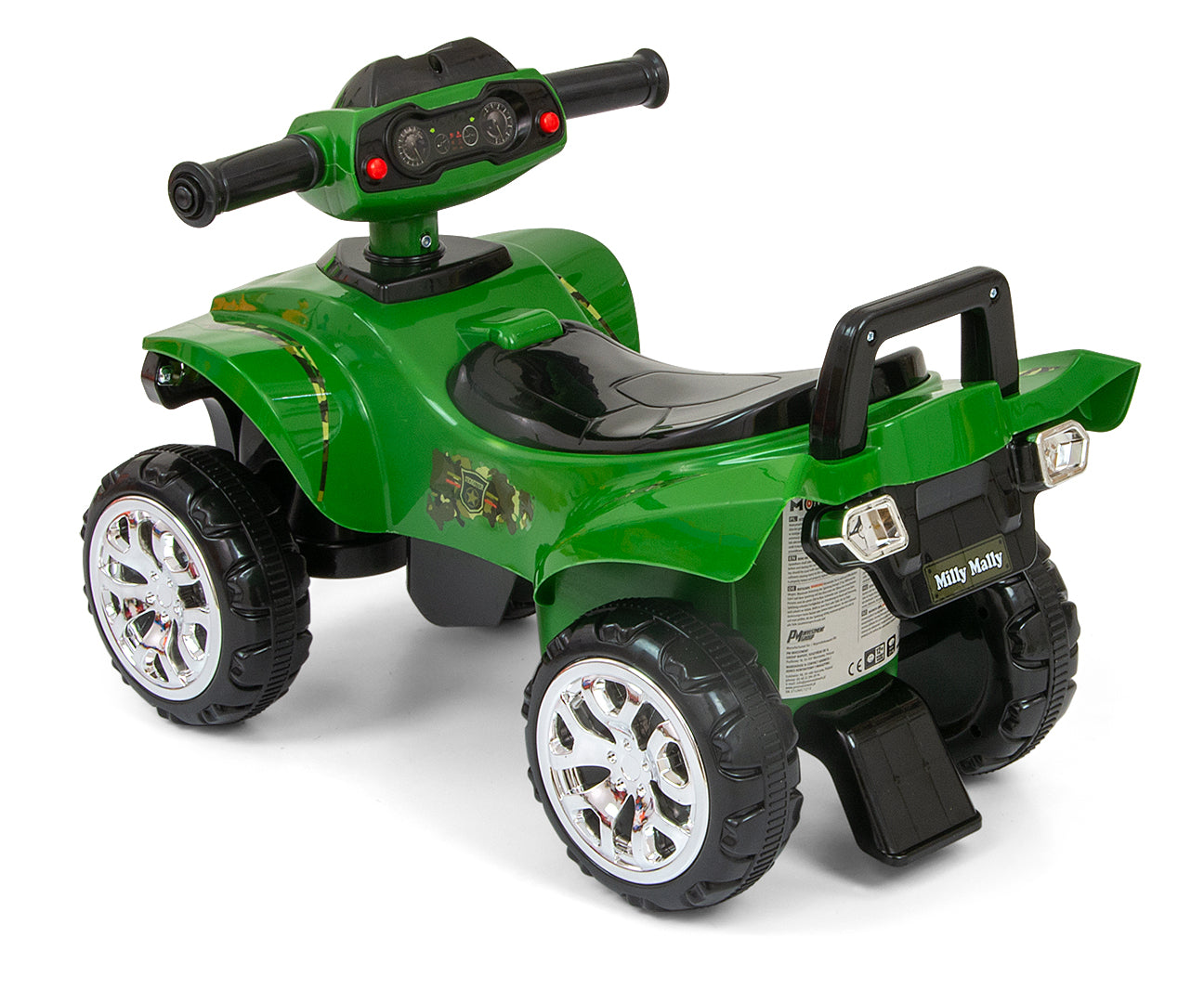 Monster-mönkijäpotkuauto, military, 12–36 kk - Ride-ons - Lasten ajoneuvot