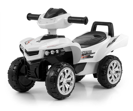 Monster-potkuauto, valkoinen, 12–36 kk - Ride-ons - Lasten ajoneuvot