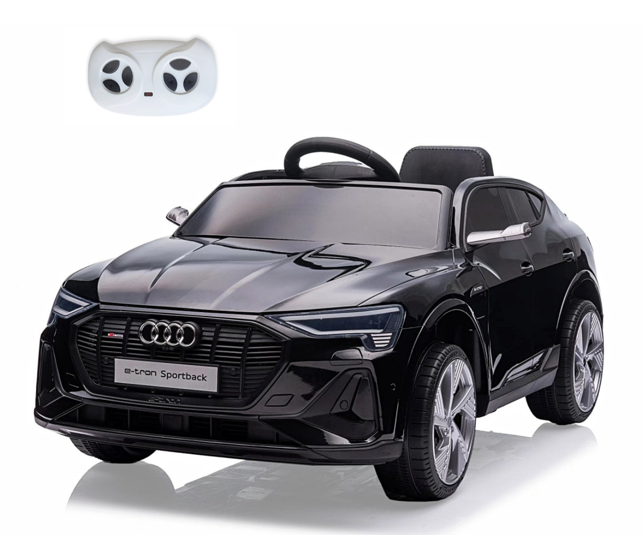 Audi E-Tron Sportback 4x4 lasten sähköauto musta 3+ - Sähköautot - Lasten ajoneuvot