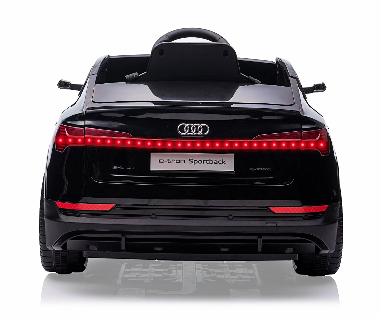 Audi E-Tron Sportback 4x4 lasten sähköauto musta 3+ - Sähköautot - Lasten ajoneuvot