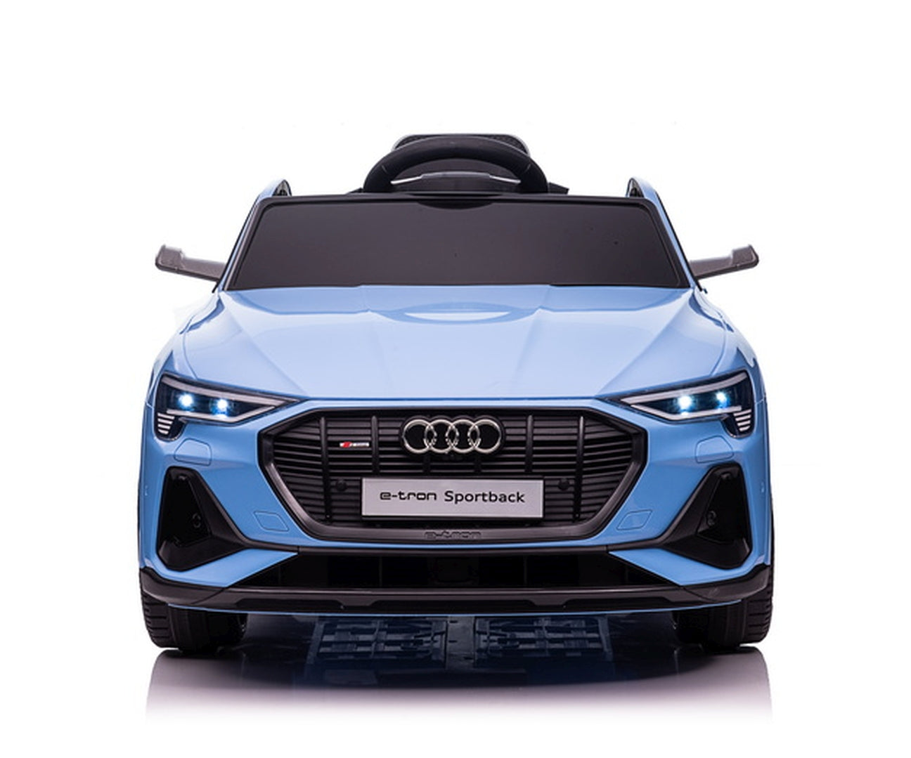 Audi E-Tron Sportback 4x4 lasten sähköauto sininen 3+ - Sähköautot - Lasten ajoneuvot