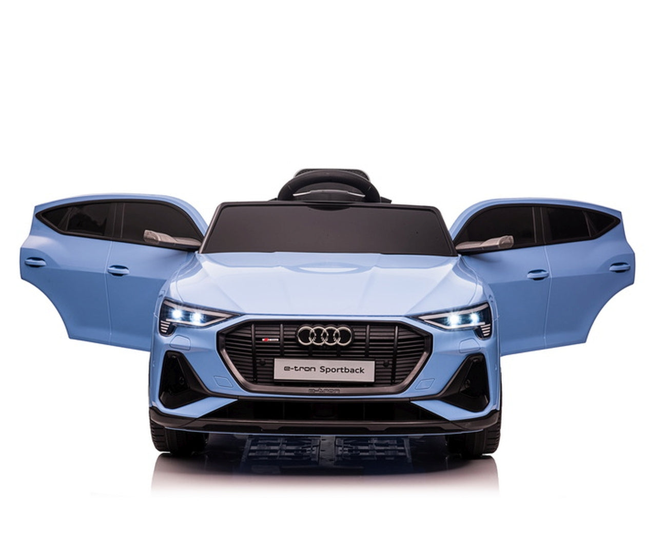 Audi E-Tron Sportback 4x4 lasten sähköauto sininen 3+ - Sähköautot - Lasten ajoneuvot