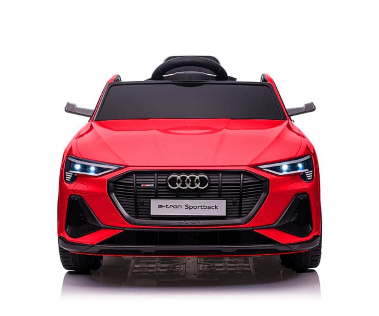 Audi E-Tron Sportback 4x4 lasten sähköauto punainen 3+ - Sähköautot - Lasten ajoneuvot