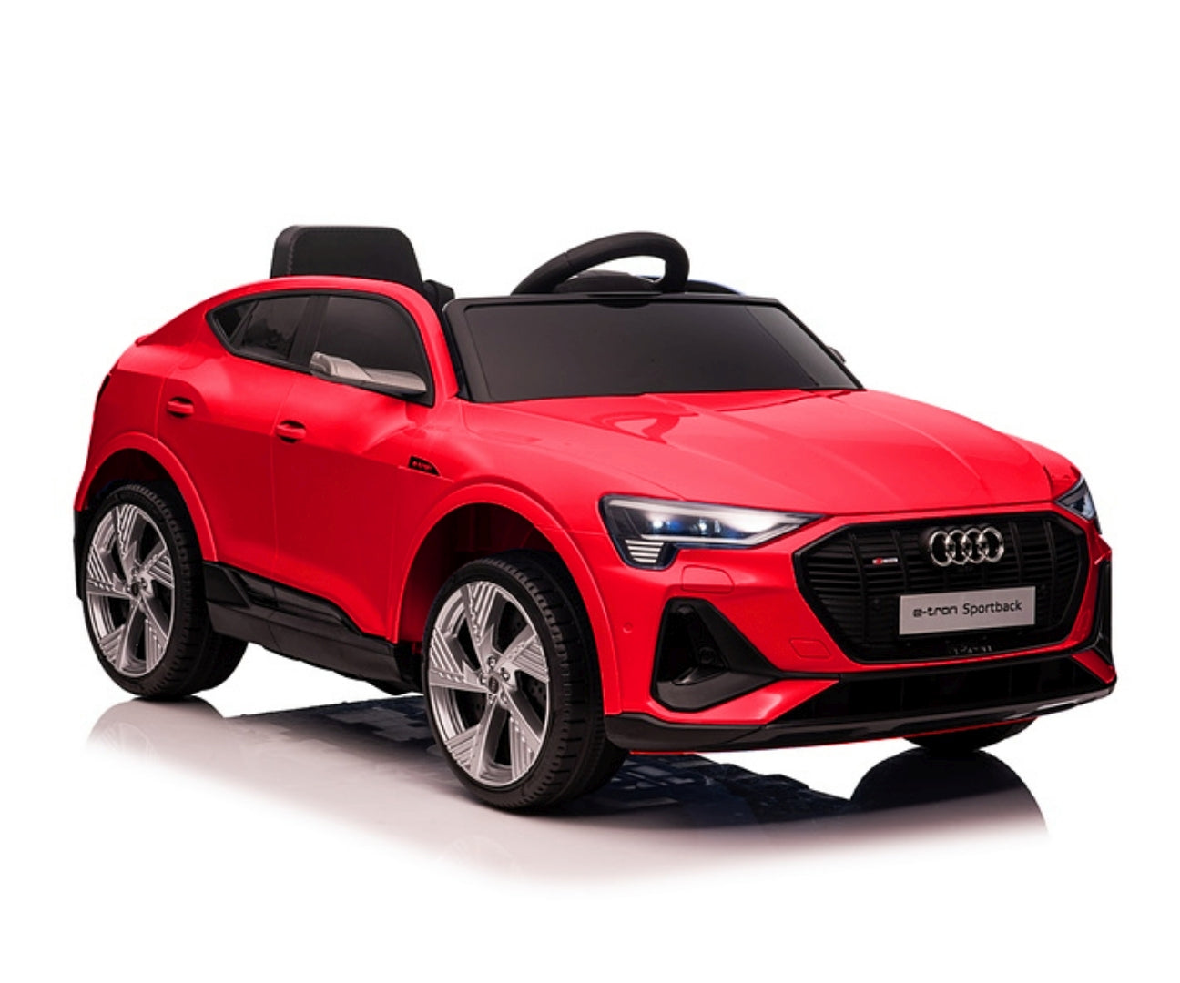 Audi E-Tron Sportback 4x4 lasten sähköauto punainen 3+ - Sähköautot - Lasten ajoneuvot
