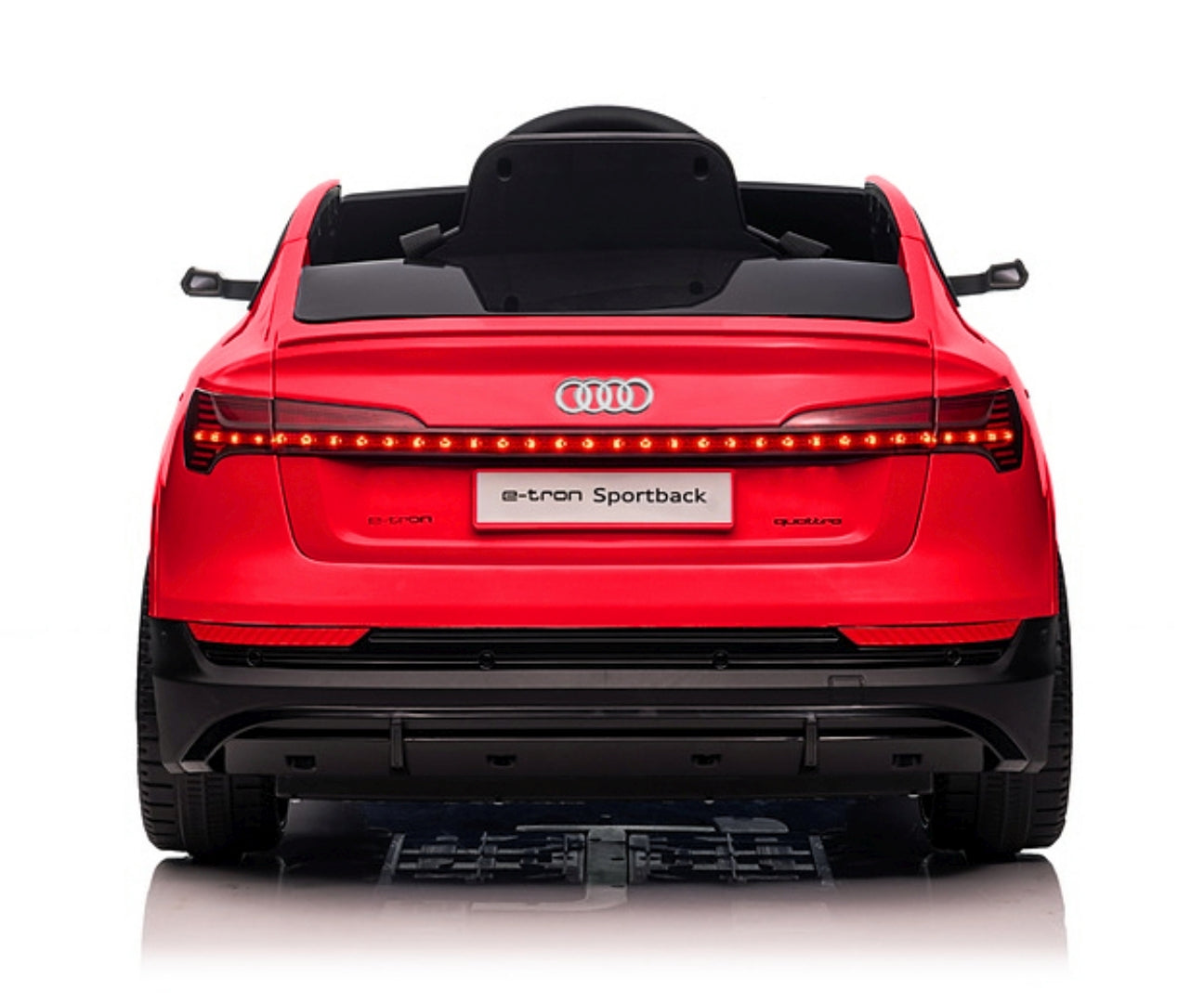 Audi E-Tron Sportback 4x4 lasten sähköauto punainen 3+ - Sähköautot - Lasten ajoneuvot