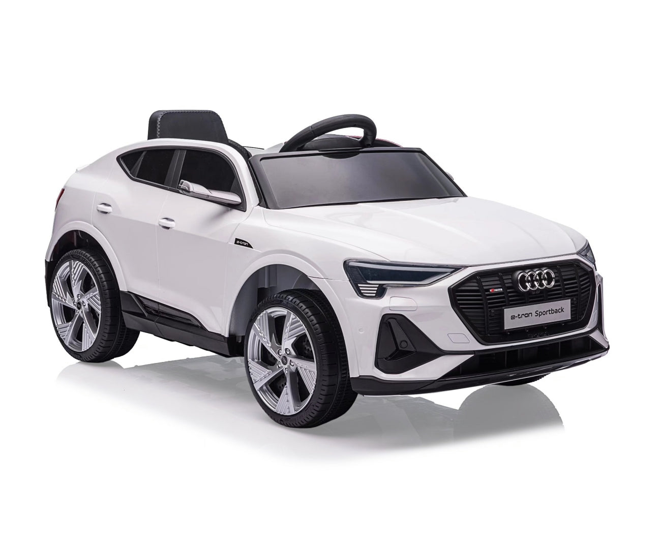 Audi E-Tron Sportback 4x4 lasten sähköauto valkoinen 3+ - Sähköautot - Lasten ajoneuvot