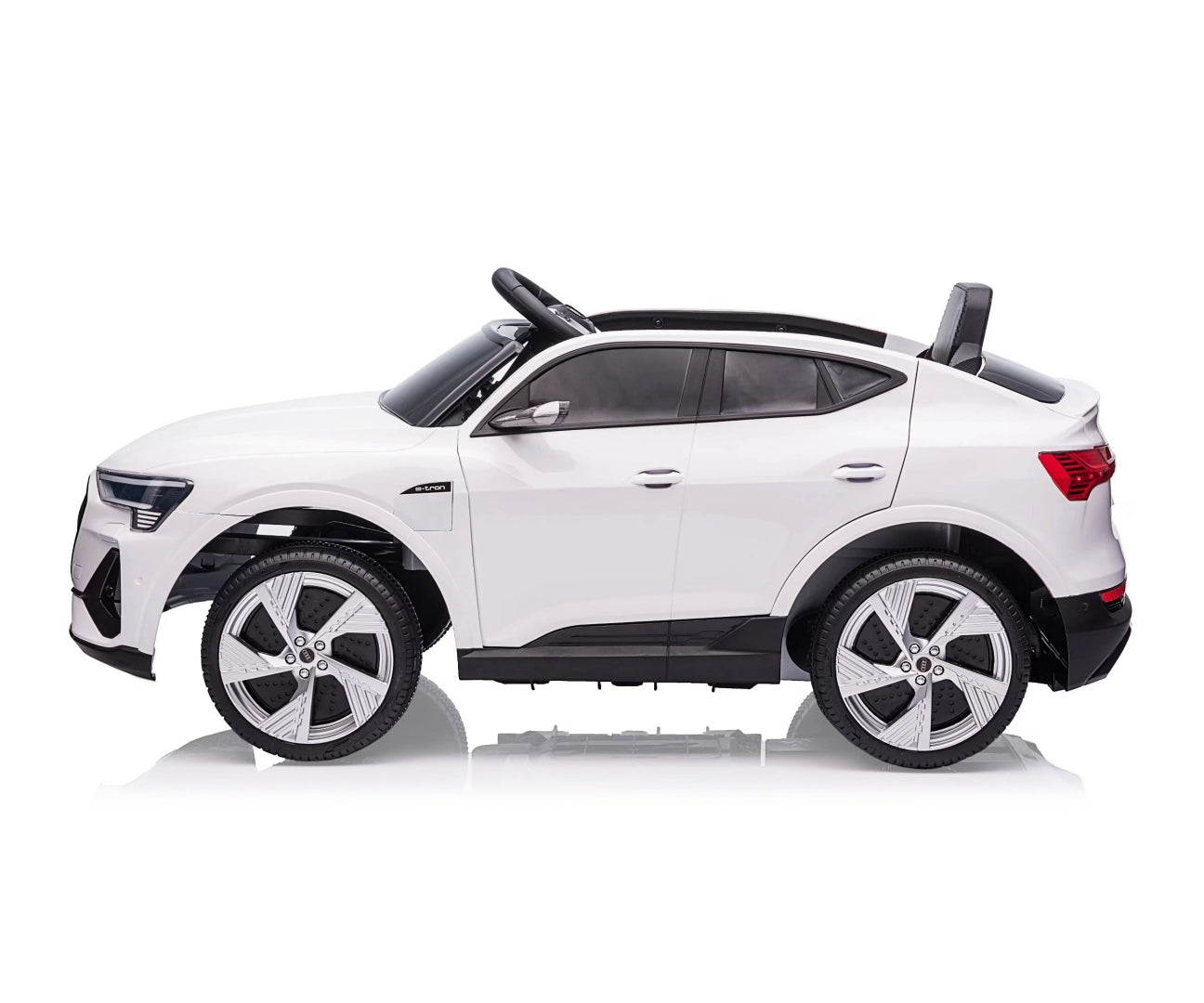Audi E-Tron Sportback 4x4 lasten sähköauto valkoinen 3+ - Sähköautot - Lasten ajoneuvot
