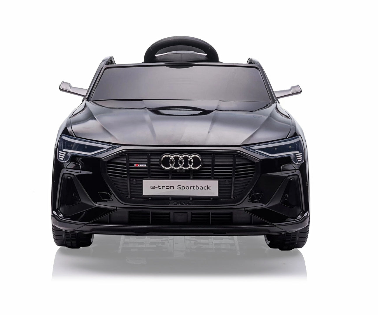 Audi E-Tron Sportback lasten sähköauto musta 3–6 vuotta - Sähköautot - Lasten ajoneuvot