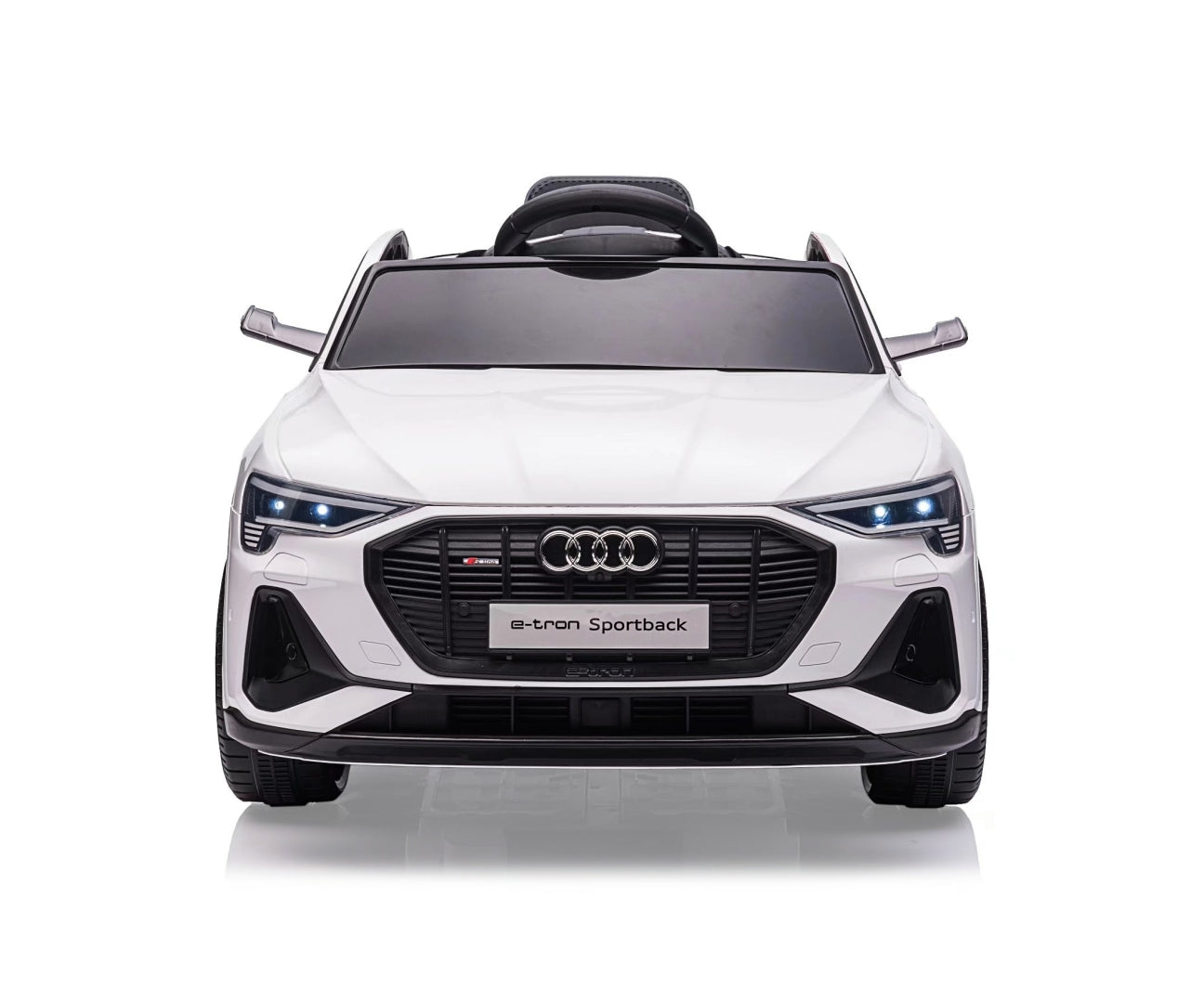 Audi E-Tron Sportback lasten sähköauto valkoinen 3–6 vuotta - Sähköautot - Lasten ajoneuvot