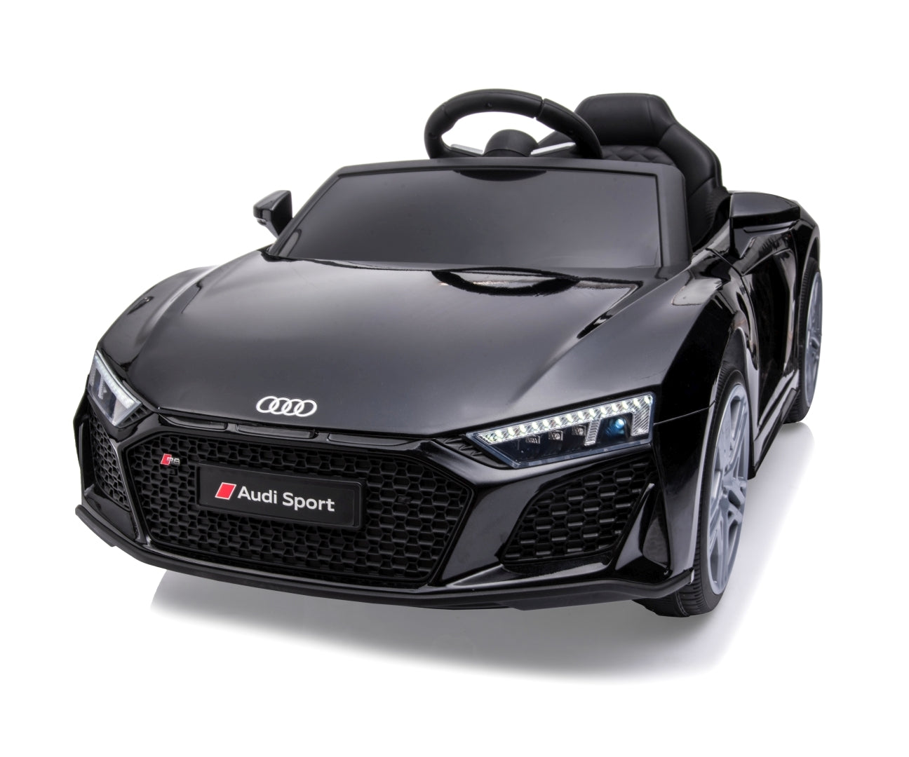 Audi R8 Spyder lasten sähköauto musta 3+ - Sähköautot - Lasten ajoneuvot