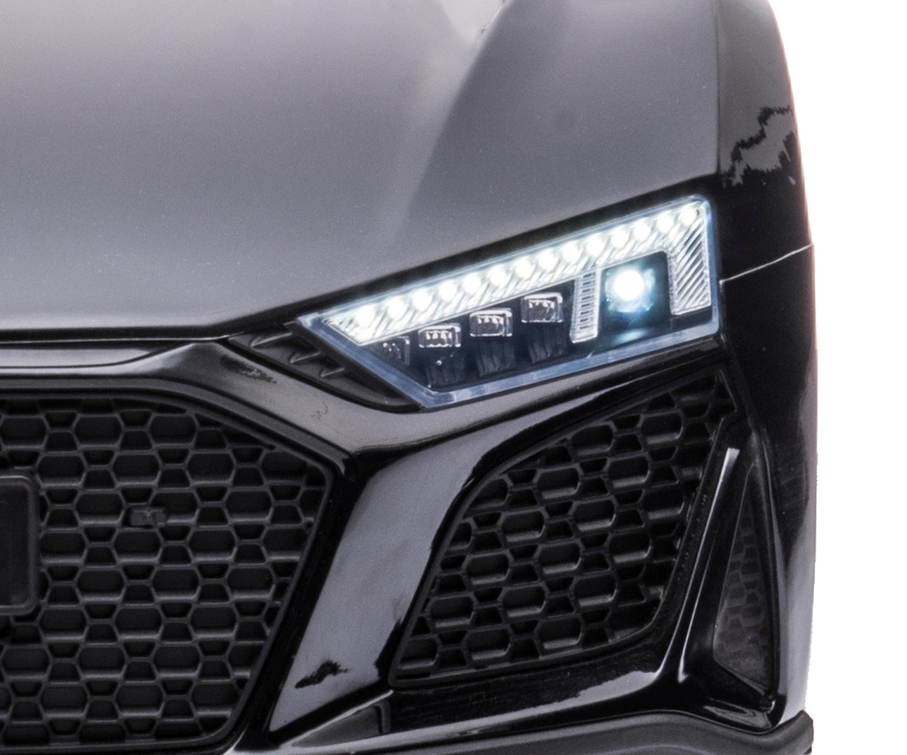 Audi R8 Spyder lasten sähköauto musta 3+ - Sähköautot - Lasten ajoneuvot