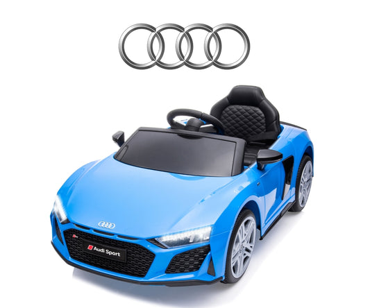 Audi R8 Spyder lasten sähköauto sininen 3+ - Sähköautot - Lasten ajoneuvot