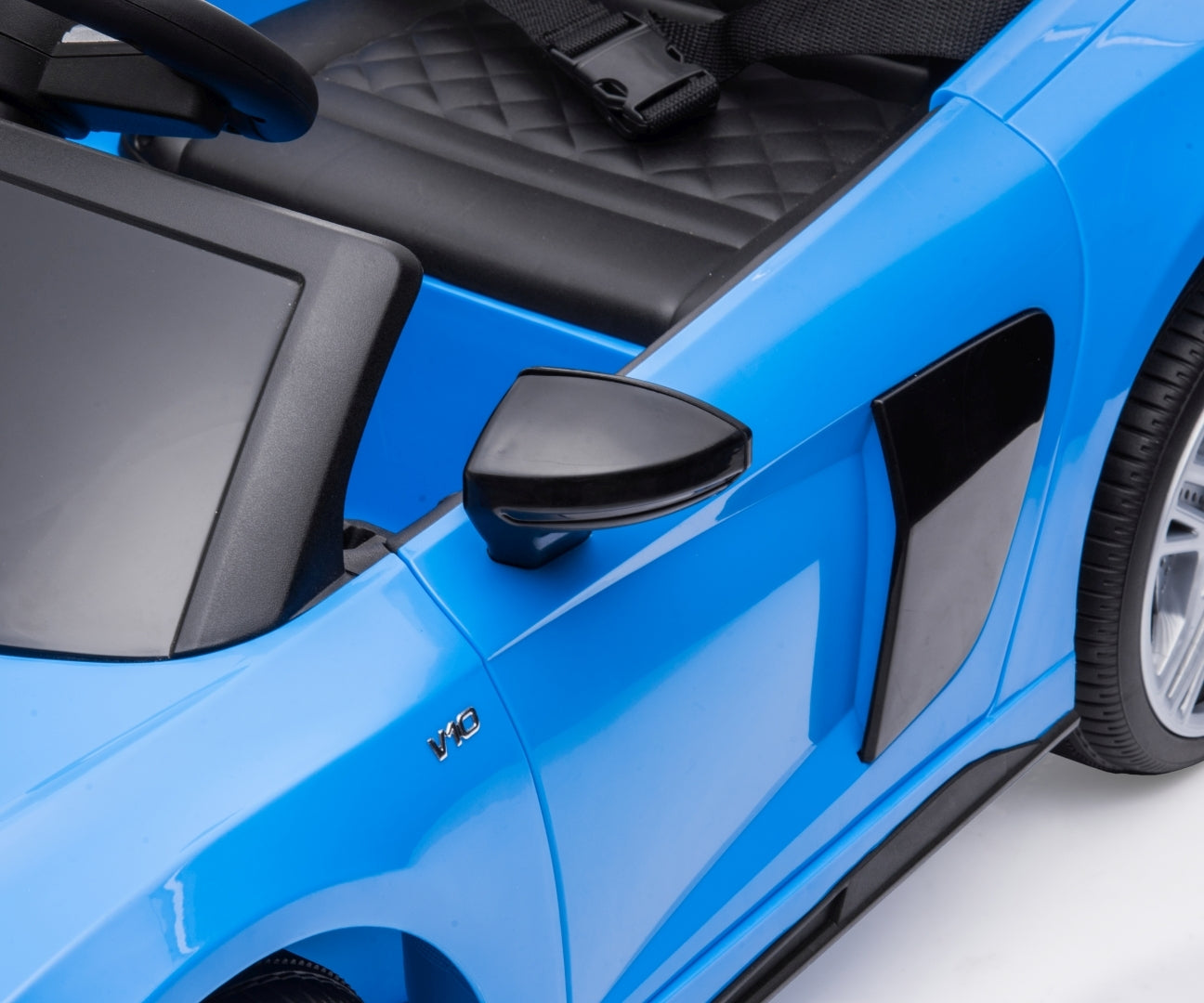 Audi R8 Spyder lasten sähköauto sininen 3+ - Sähköautot - Lasten ajoneuvot