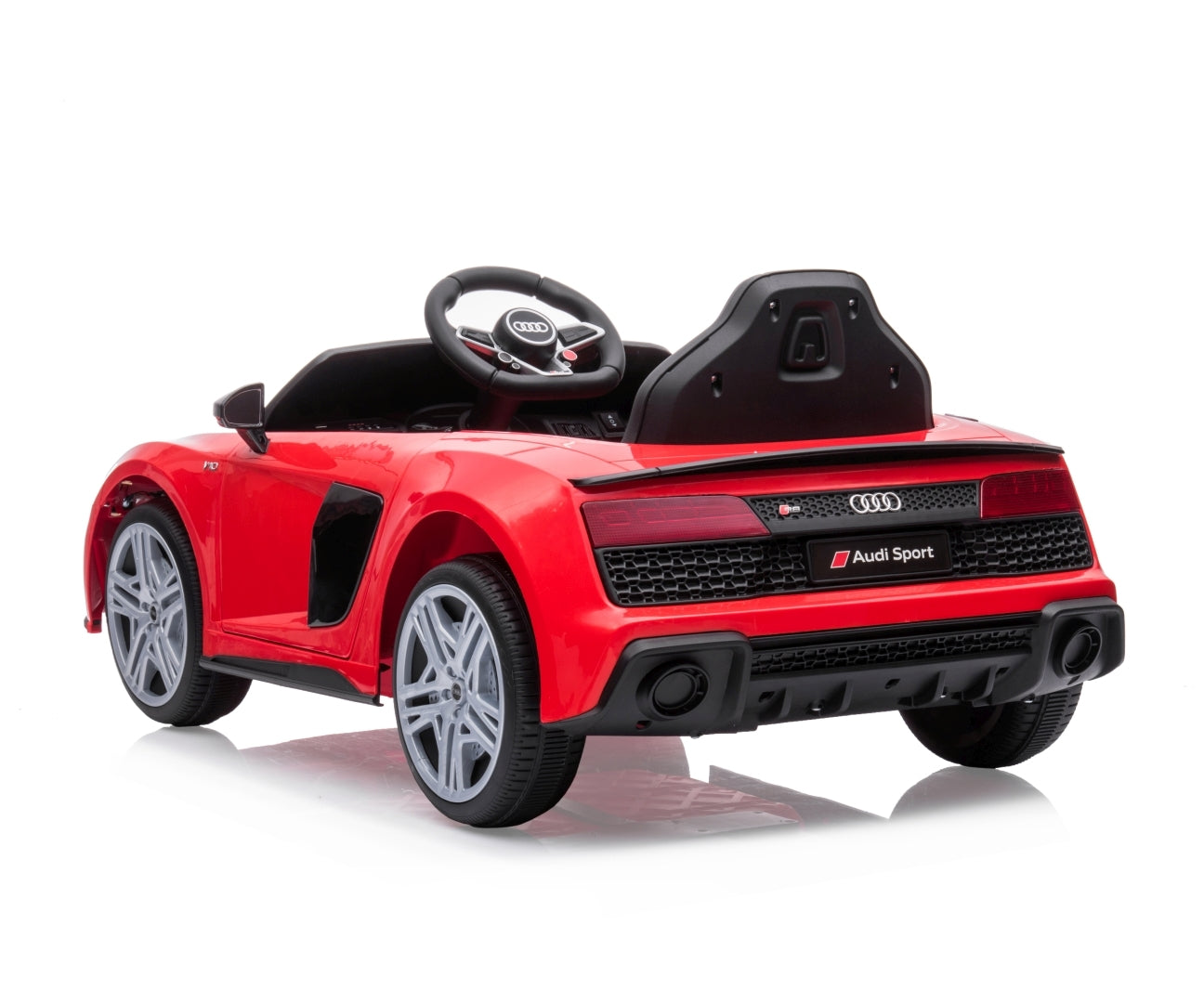 Audi R8 Spyder lasten sähköauto punainen 3+ - Sähköautot - Lasten ajoneuvot