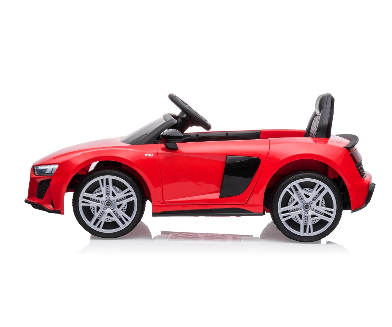 Audi R8 Spyder lasten sähköauto punainen 3+ - Sähköautot - Lasten ajoneuvot