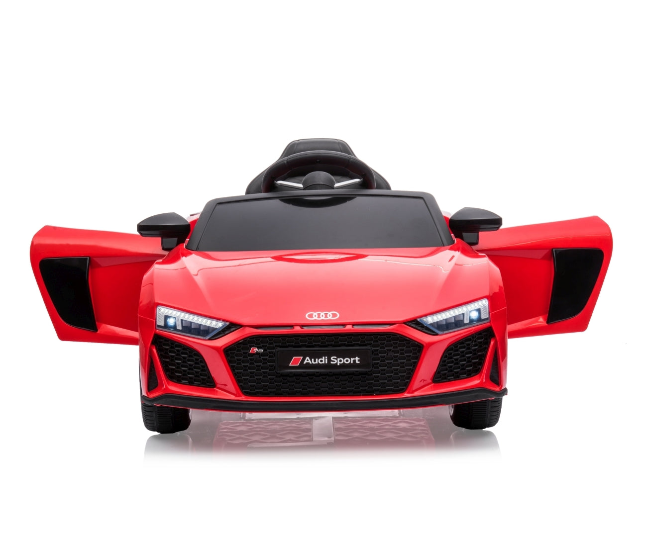 Audi R8 Spyder lasten sähköauto punainen 3+ - Sähköautot - Lasten ajoneuvot