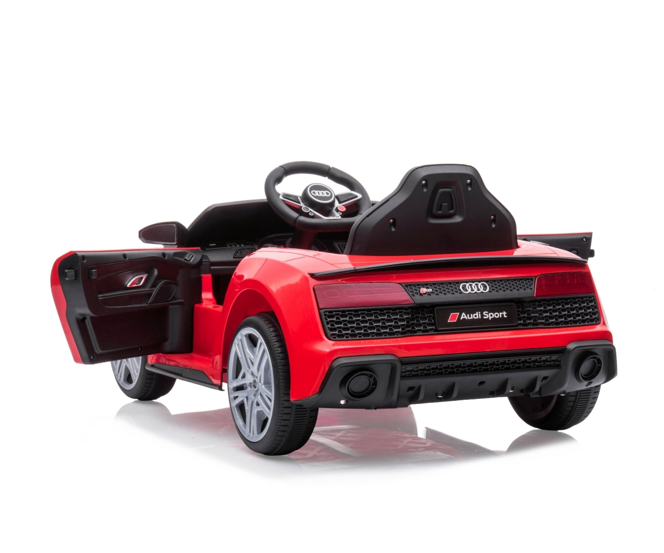 Audi R8 Spyder lasten sähköauto punainen 3+ - Sähköautot - Lasten ajoneuvot