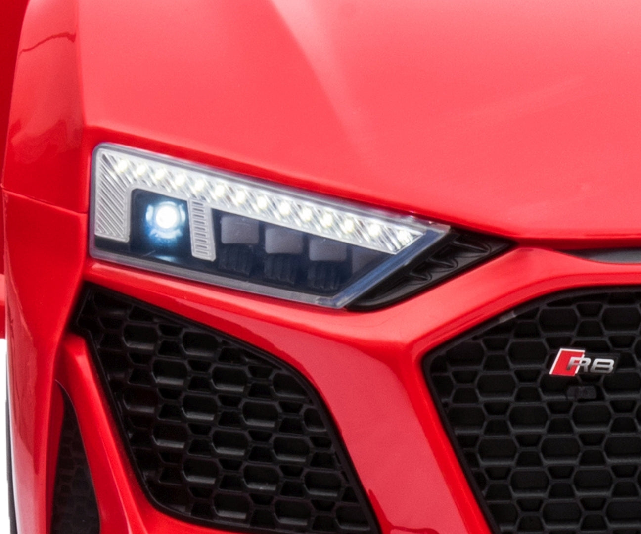 Audi R8 Spyder lasten sähköauto punainen 3+ - Sähköautot - Lasten ajoneuvot