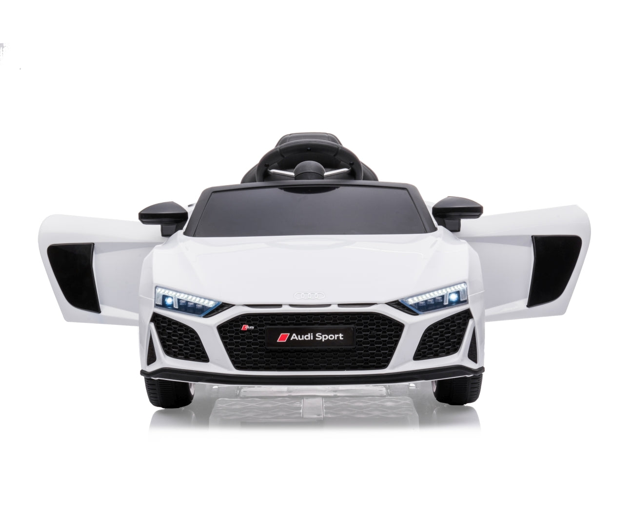 Audi R8 Spyder lasten sähköauto valkoinen 3+ - Sähköautot - Lasten ajoneuvot