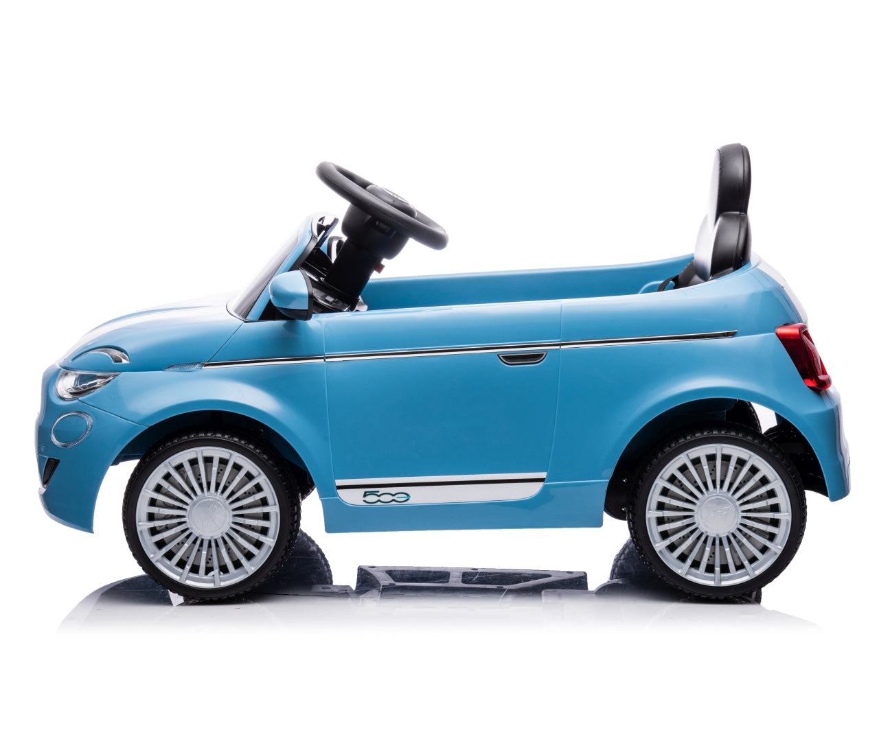 Fiat 500e lasten sähköauto sininen 3+ - Sähköautot - Lasten ajoneuvot