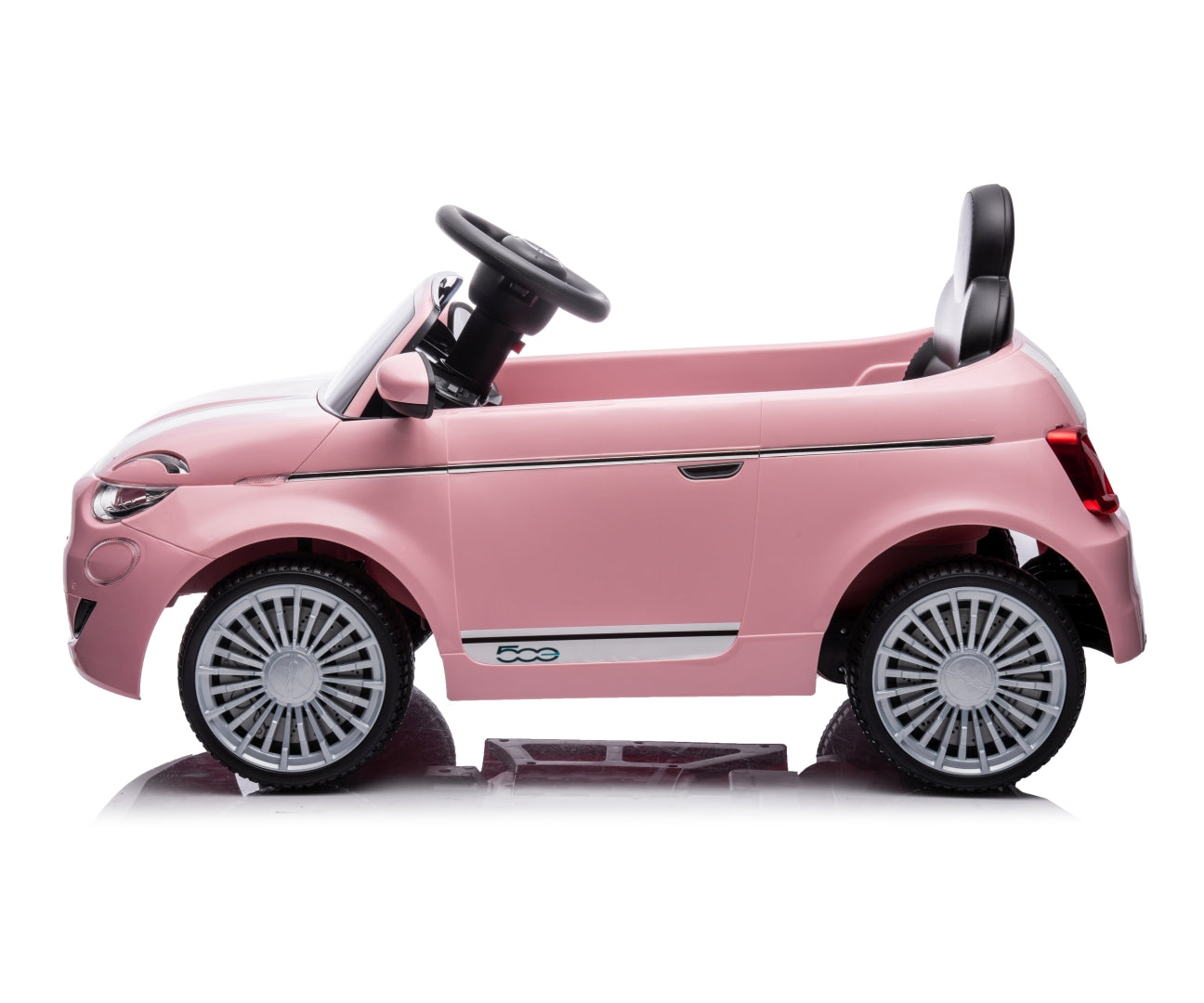 Fiat 500e lasten sähköauto pinkki 3+ - Sähköautot - Lasten ajoneuvot
