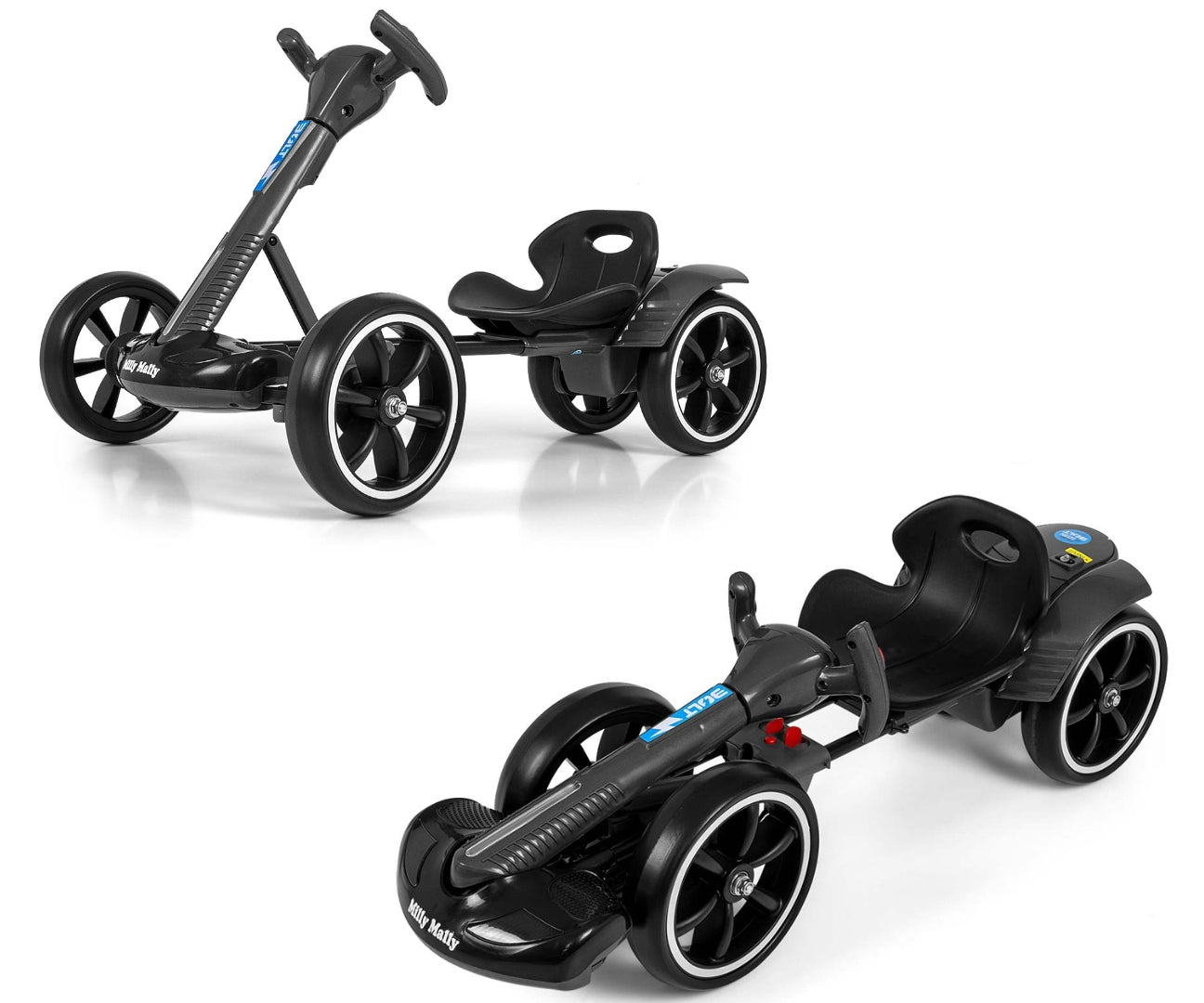 Lasten sähköauto gokart 12V Bolt musta - Sähköautot - Lasten ajoneuvot