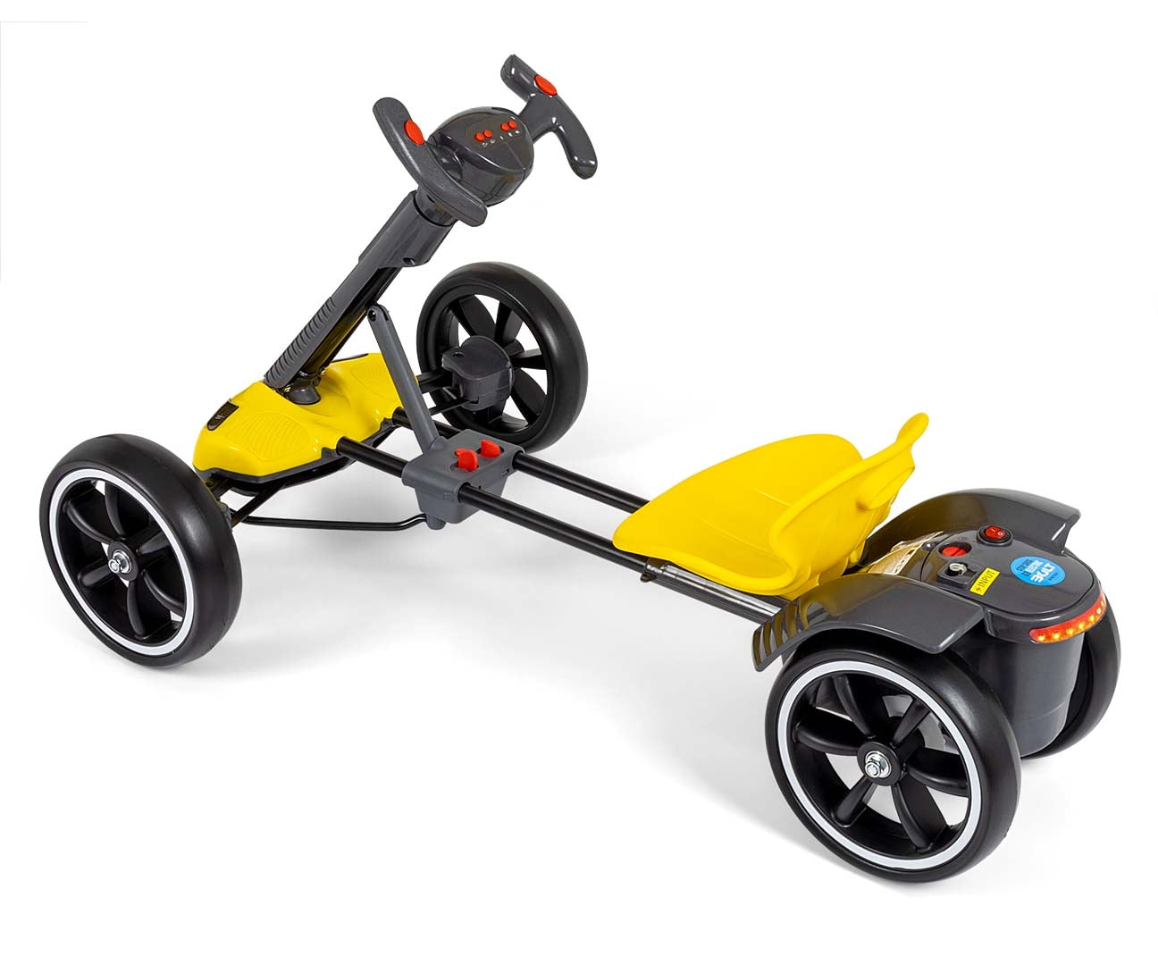 Lasten sähköauto gokart 12V Bolt keltainen - Sähköautot - Lasten ajoneuvot