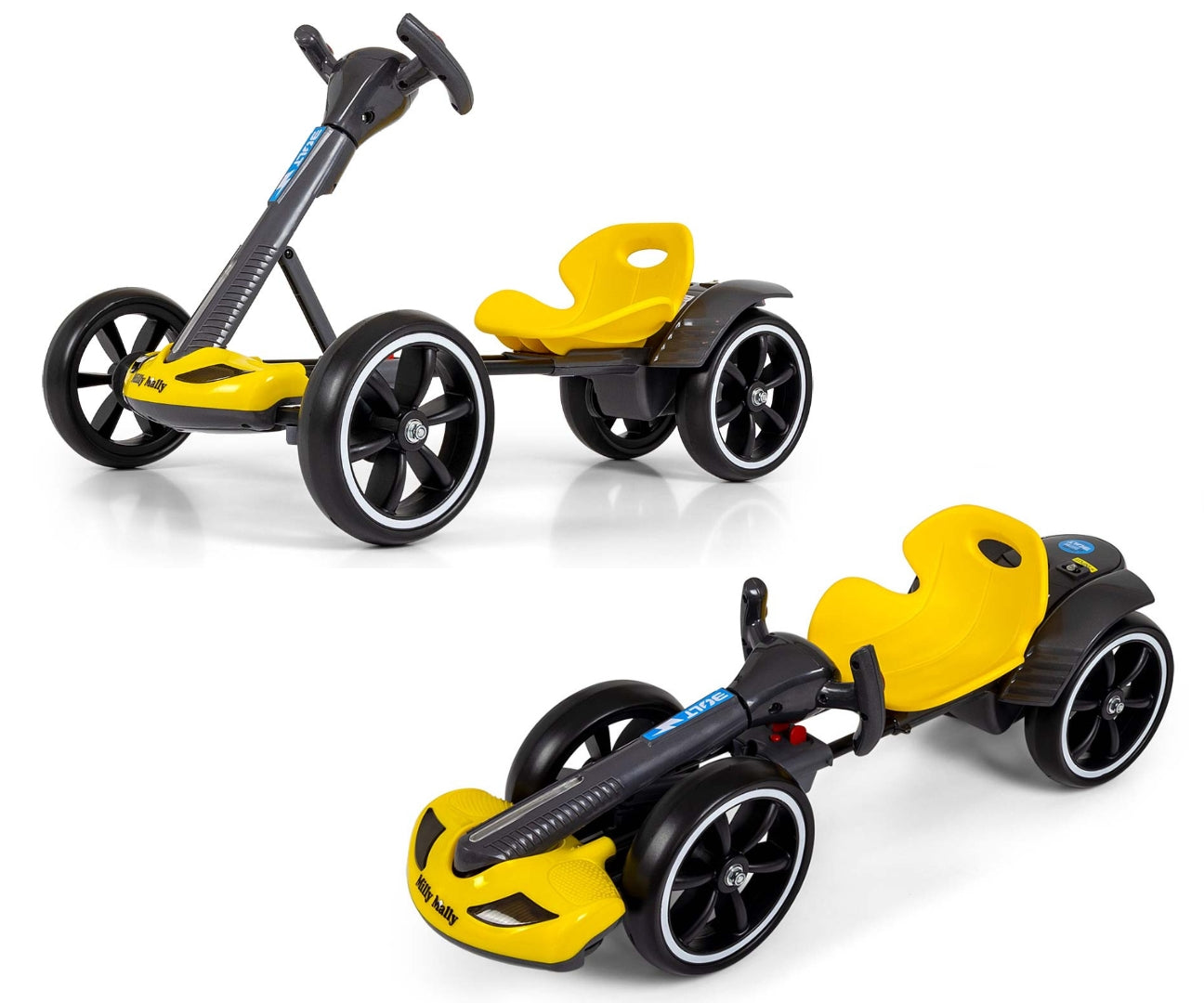 Lasten sähköauto gokart 12V Bolt keltainen - Sähköautot - Lasten ajoneuvot