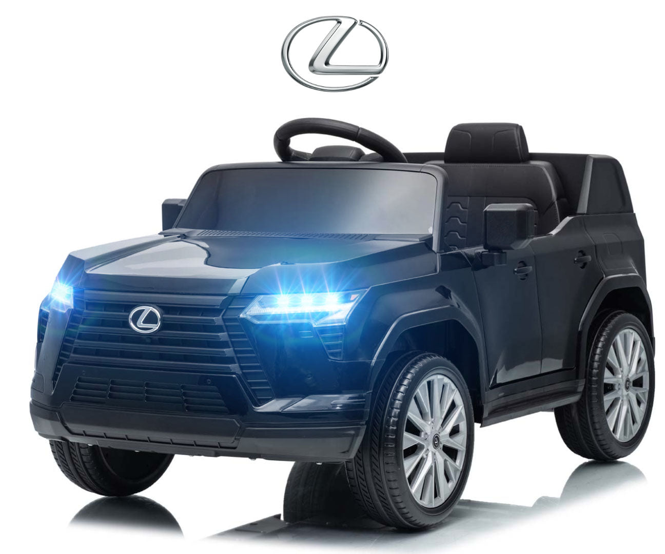 Lexus GX550 sähköauto lapsille, musta - Sähköautot - Lasten ajoneuvot