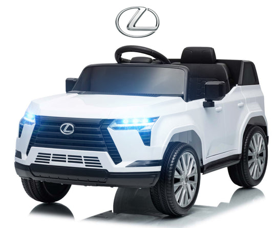 Lasten sähköauto Lexus GX550 12V valkoinen - Sähköautot - Lasten ajoneuvot